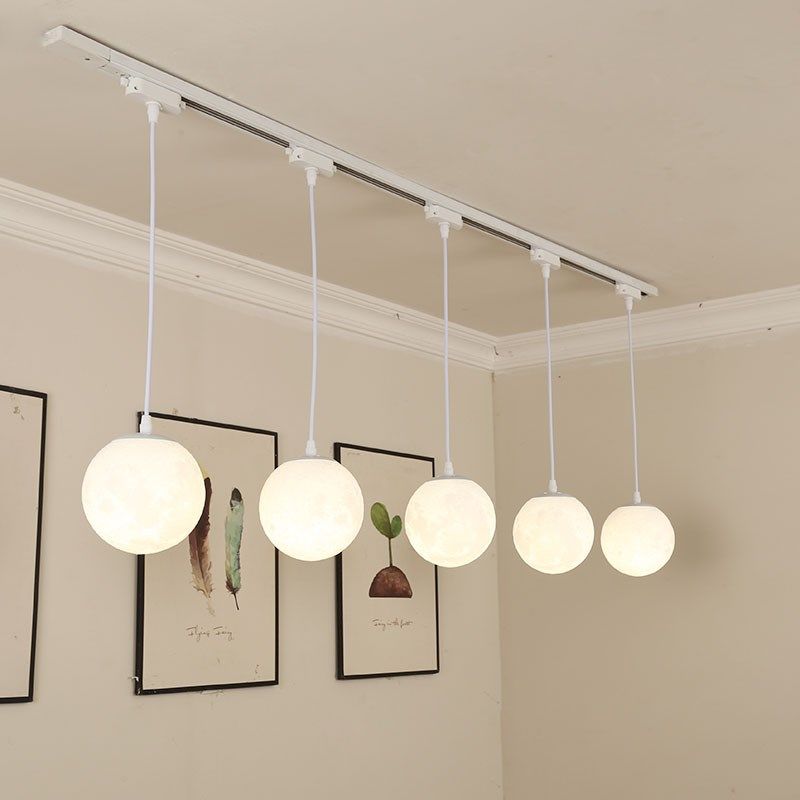 轨道式商用吧台服装店餐厅客厅可移动装饰橱窗简约led泡泡球吊灯,家装灯饰光源,轨道灯,淘宝优惠券,粉丝福利购,淘宝优惠卷