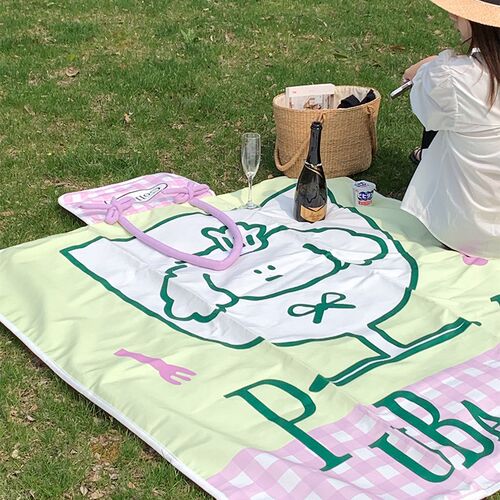 艺术收藏夹 小酒馆 防水野餐垫户外坐垫防潮便携郊游可折叠音乐节
