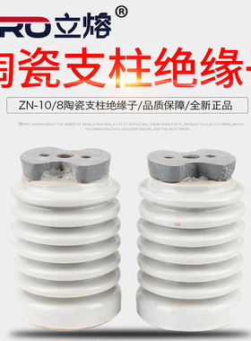 10kv户内高压支柱绝缘子 12kv陶瓷瓶铜排固定母线金具ZN-10/8/6/4