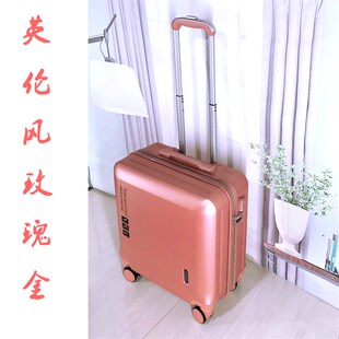 行李箱女ins网红18寸小型轻便铝框迷你登机拉P杆箱20寸旅行箱子男