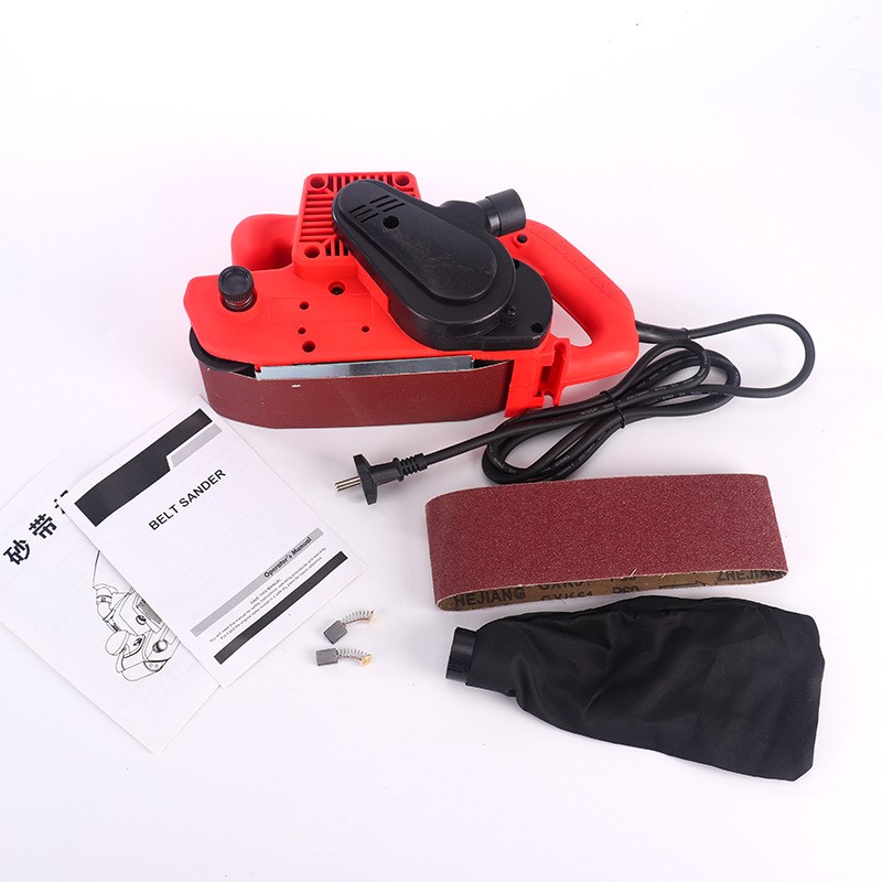 定 制电动打磨迷你手持砂带机立式稳F定多功能金属加工电动砂带机