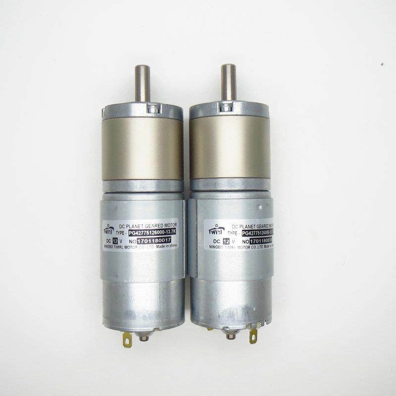 42mm微机型精密齿轮减速电电动工PG427751直速流行星减电机低具噪