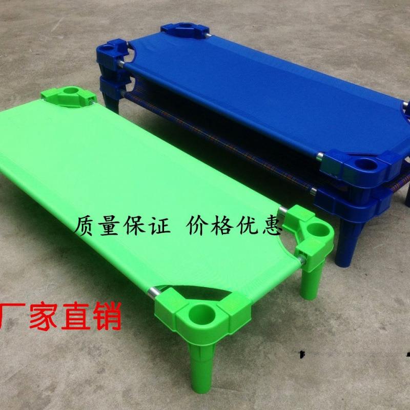 幼儿园塑料MLR布床儿床童床托帆班午休睡觉床宝宝叠叠折叠小床床