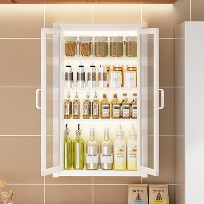 房置物架免调打孔墙UFD放上壁挂式调料收纳厨柜防尘味品瓶罐储物