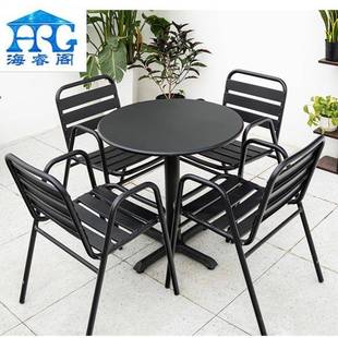 户桌外椅庭院L 2018休外闲长桌室花园餐桌椅组合别墅露现台代简约茶桌椅