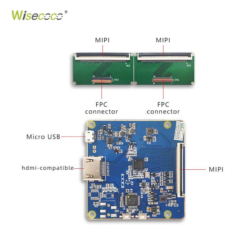 3.4寸分辨率800*800 mipi接口 IPS LCD TFT圆形 双屏幕液晶显示屏