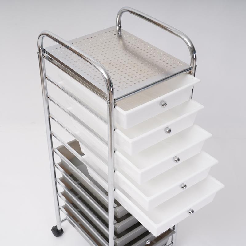 收纳车多功10层跨境能推车抽屉置物厅架简易收纳客创意910-1收纳