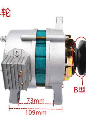 充电发电机三轮车两用交直流12V带灯四轮拖拉机永磁其他农用车14V