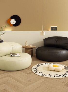 半月懒懒人发租单人人椅小户型出屋沙发可躺可睡阳台豆沙袋FFL小