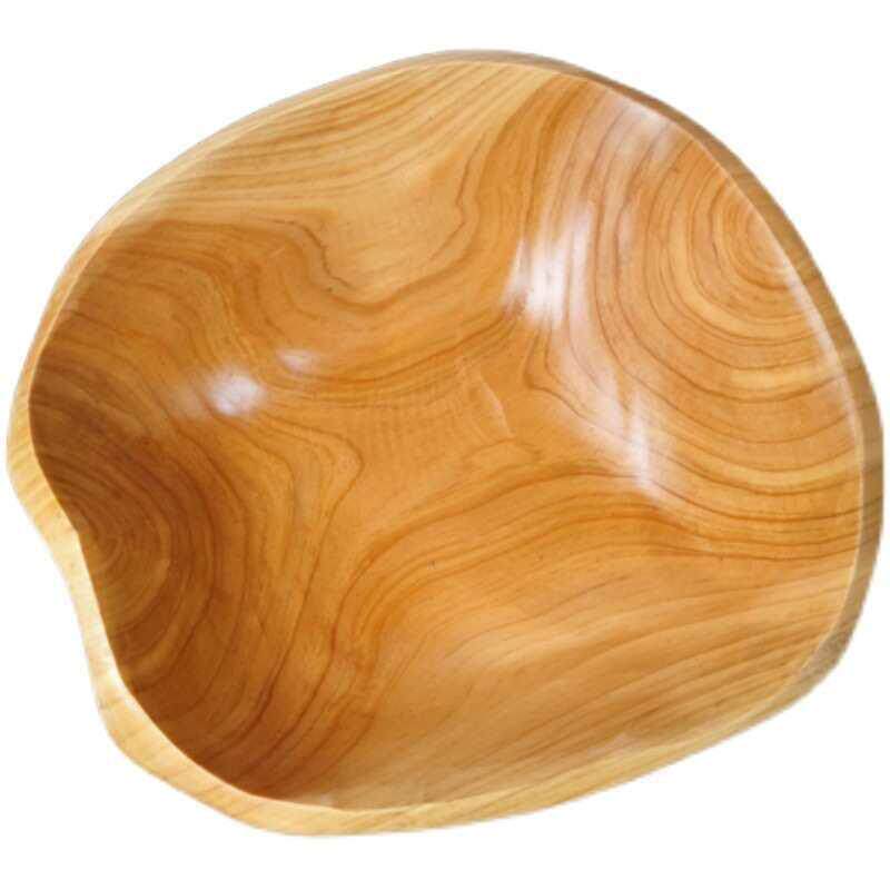 原木式小号实果盘中号木木中餐碗根雕木盆具F8755976大号水果盘客