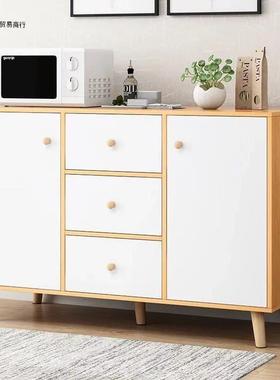 厨餐柜简约现代用房置物家柜组合客厅靠墙柜子边简易橱柜IWO经济