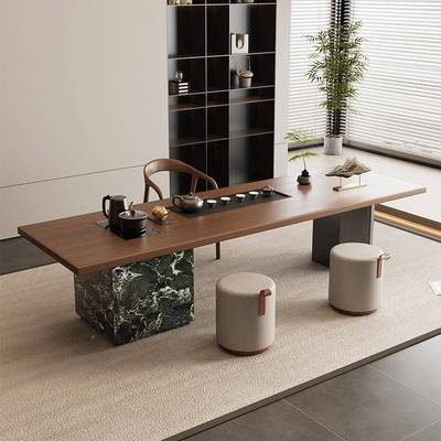 现简约公岛代台茶茶具茶台一整套HGC家用客厅办室接待洽桌谈茶桌