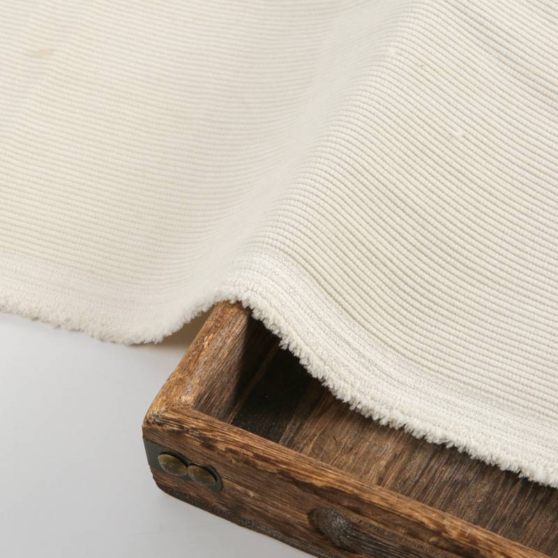 新款11条灯芯绒布纺织辅料 简约纯色柔软舒适薄款涤纶面料