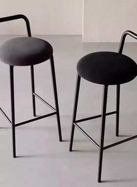 吧台椅用现代简约高脚凳高脚DPG椅酒吧椅台子家用商吧凳叠可放吧