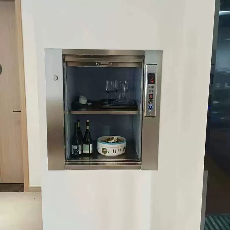 食堂窗口式传菜机曳引式电动升降餐梯酒店餐厅地平式不锈钢传菜梯