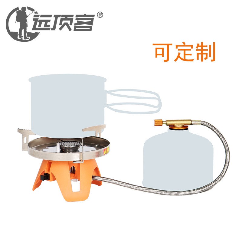 专利户外产品野营炉具户外炉头防风野外便携式炊具燃X气灶野炊露