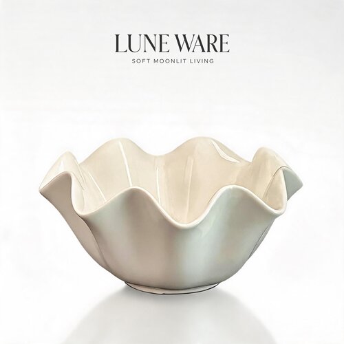 LUNEWARE▪陶瓷果盘轻奢奶油风