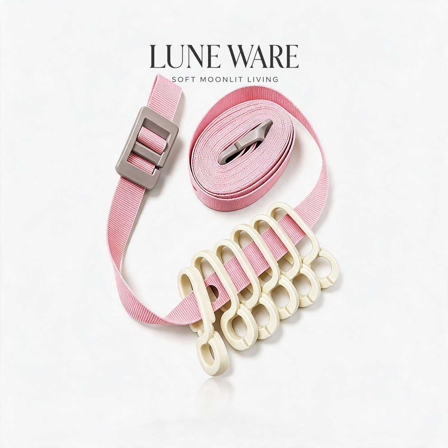 LUNE WARE▪晾衣绳带夹户外旅行酒店晾晒出差露营防风挂绳3.5米