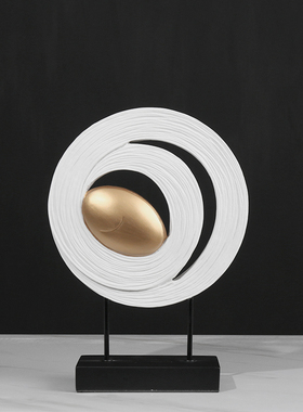 现代风格创意家居软装饰q品交响摆件样板房间售楼处客厅玄关柜摆