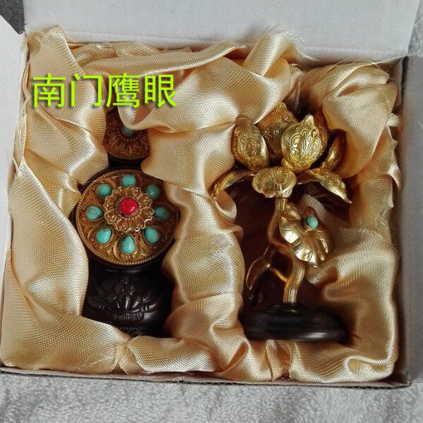 1对花果 纯铜朵玛 食子 酥油花 佛前供品 供花 供食 精美八供花果