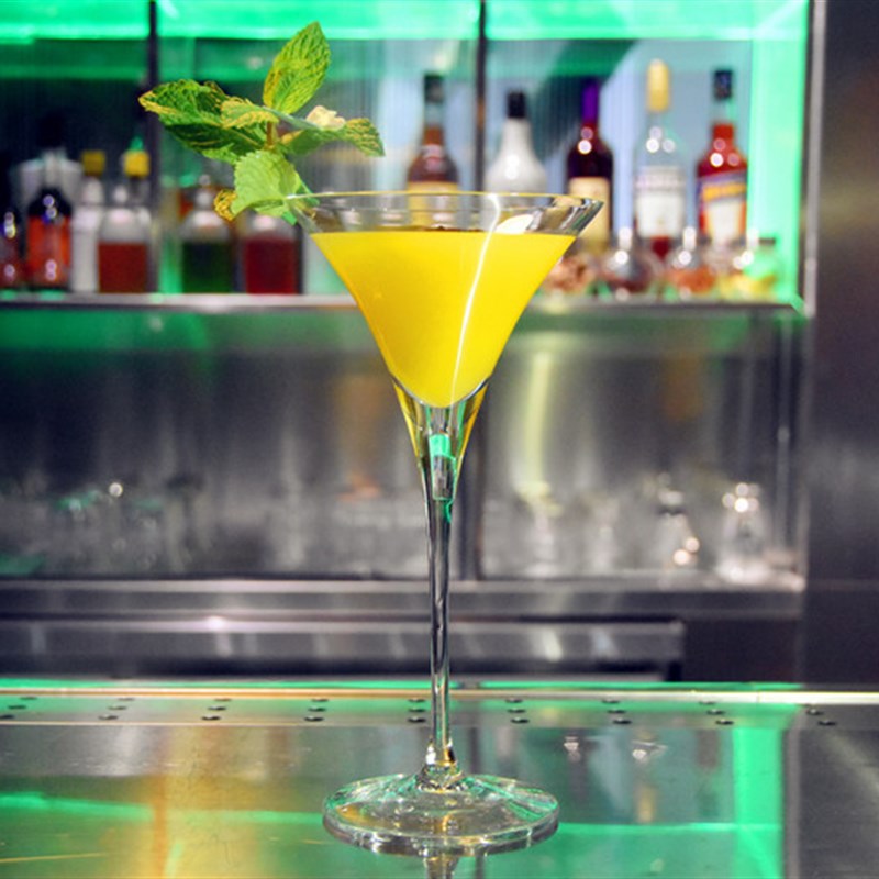 金质酒具日式喇叭马天尼杯轻薄水晶三角I马天尼杯手工高脚鸡尾酒