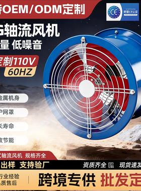 SF轴流风机380V大功率换气扇强力排风扇工业仓库管道式轴流通风机