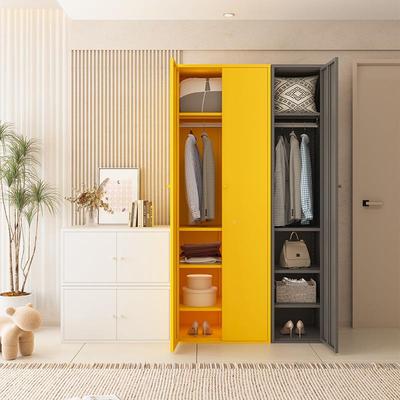 儿童衣柜家用易卧室QJO出租房简小户型组装收纳柜宝p宝衣橱阳台储