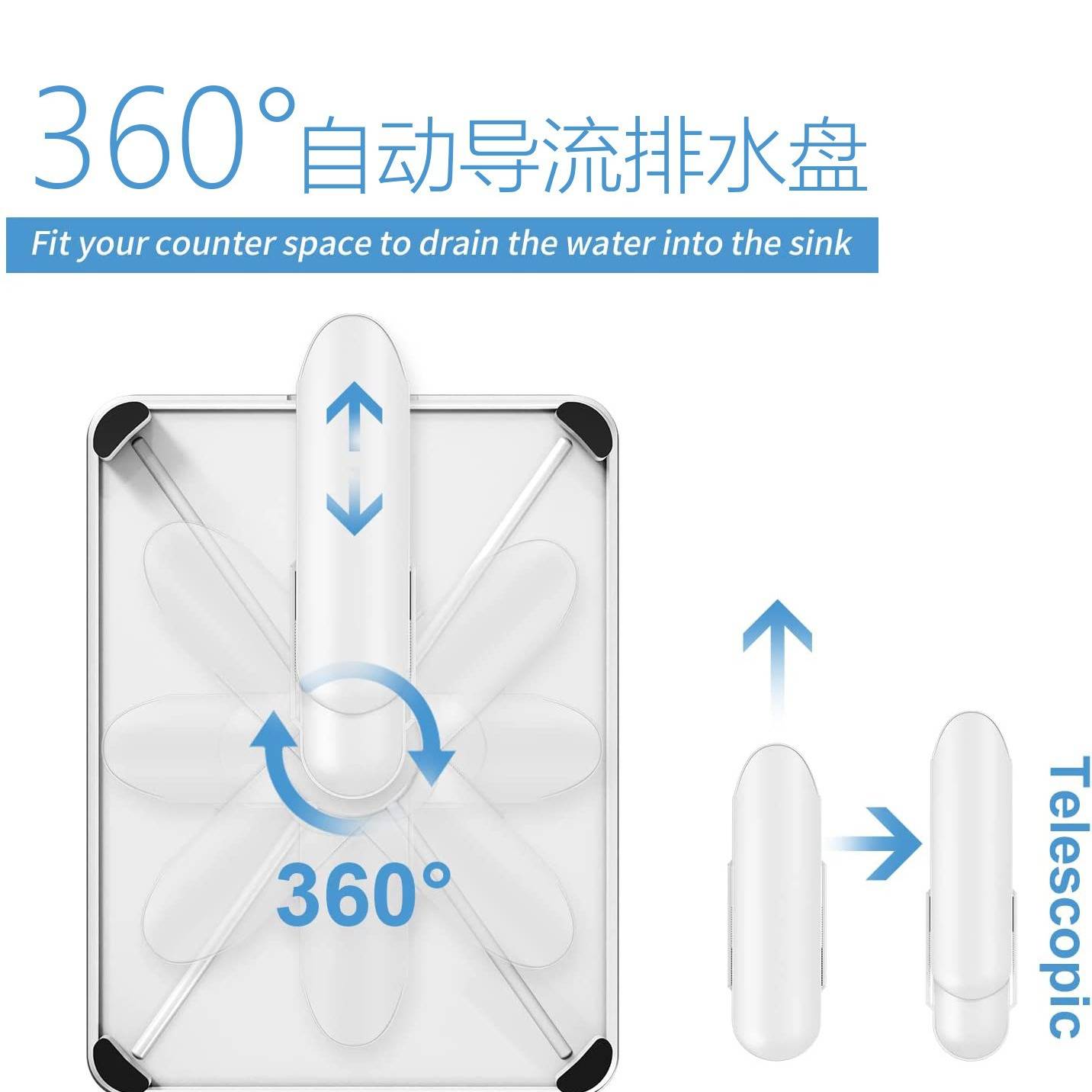 新款铁艺黑色双层大容量碗碟碗盘架子厨房用品洗碗沥水收纳置物架