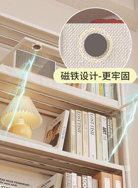 书柜置物架学书生家用书本储靠物柜一体墙落地宿舍dgsg-tms防尘带