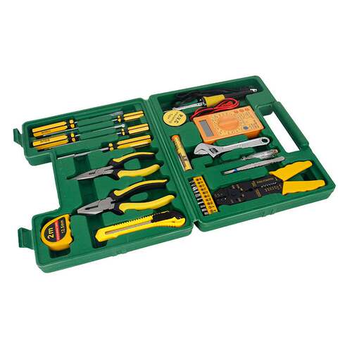 电讯维修工具 随车家用维修工具箱28件套好力特组合工具车用家用
