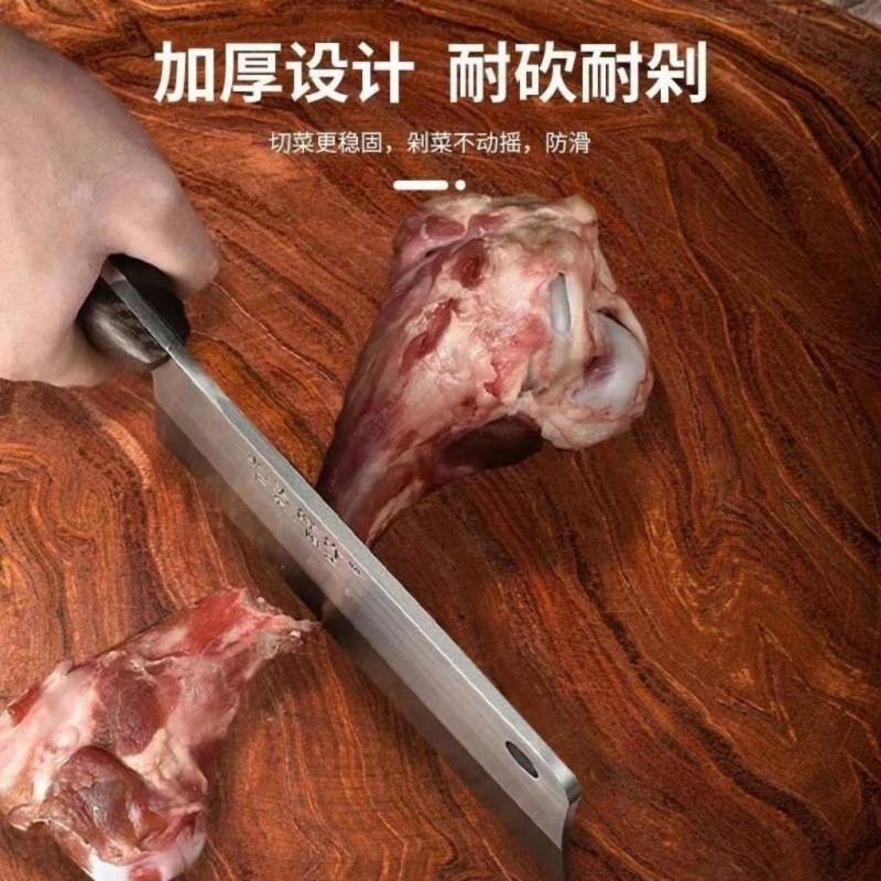 菜板菜墩加厚圆形商用砧板柳木家用剁肉切菜板酒店防霉开裂保养