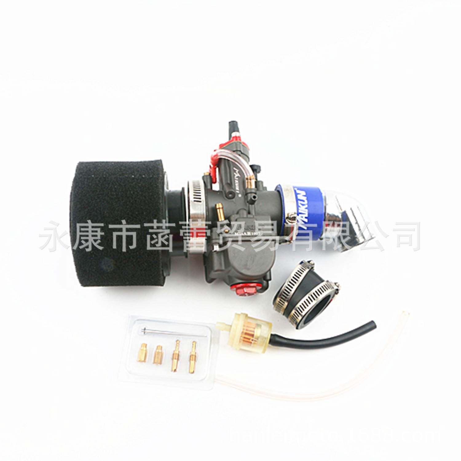 GY6改装化油器套件,GY6改装进气管+PWK化油器+可拆洗海绵空滤器