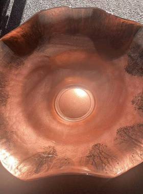 创厅设意果盘客家用水果盘手工玻璃简约现干代轻奢计师软72280装