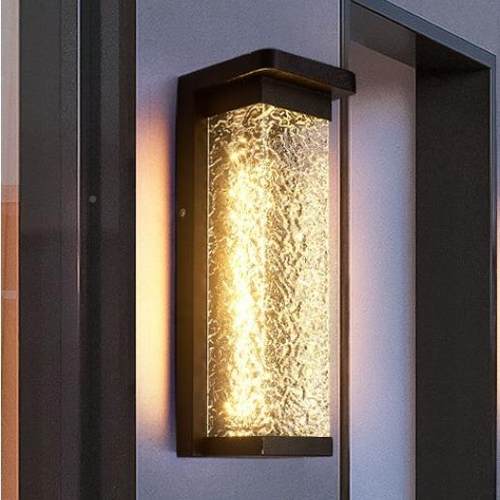 户外壁灯不锈钢阳能防水别墅大门口院4655阳太台子围墙院长条庭柱