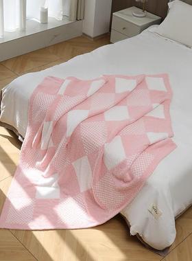 ATZ-212双类半边绒盖毯毛毯办腿公室午睡毯披肩露季营毯沙发装饰