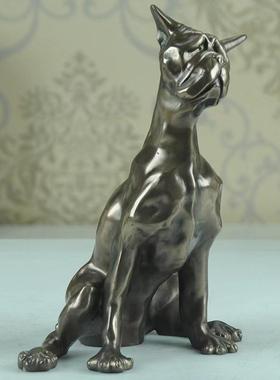 创意铸铜工艺品动电物关冷家居摆件客厅视柜ANB玄书房办公室桌面