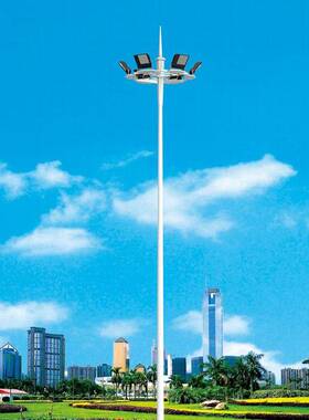 升降式15~50米led高杆灯港口码头广场灯投光灯升降式高杆灯