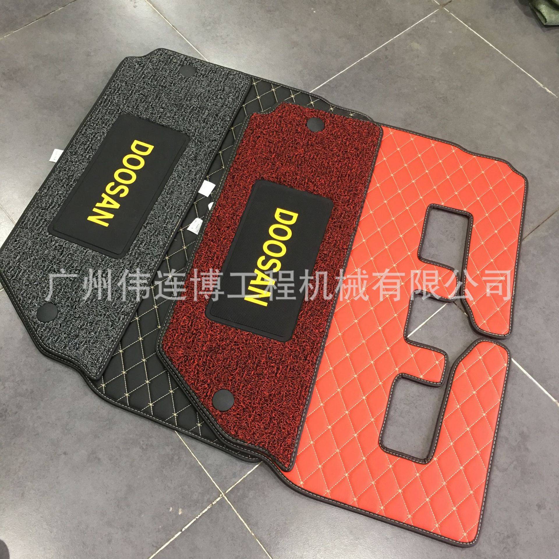 斗山大宇DH80GO/150/200/220/225/300-7-9驾驶室内地板胶新款脚垫