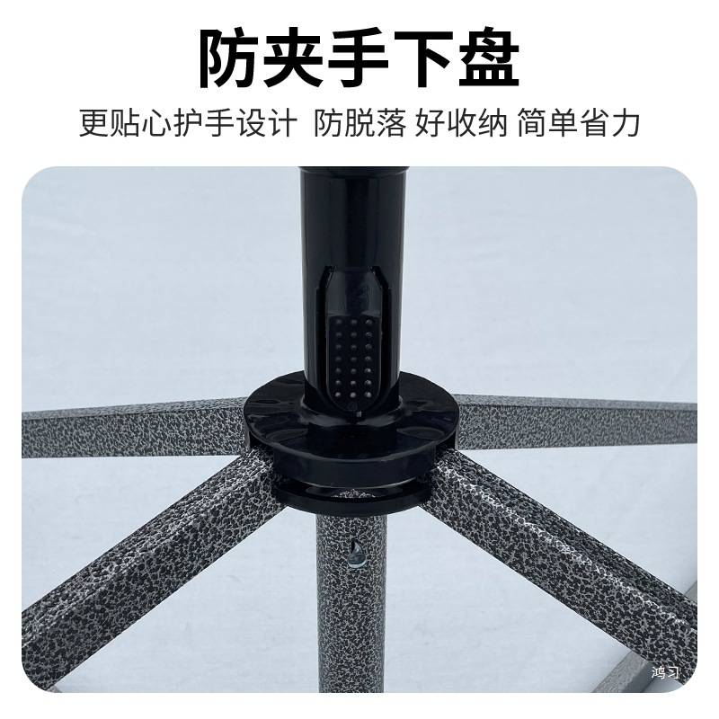 太阳伞大型户外摆摊遮阳伞大号雨伞商用庭院伞四方广告定 制折叠
