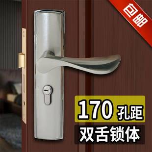 ?老款 5040加长锁体出租屋门 小50锁体门锁孔距170mm室内木门老式