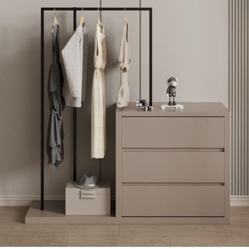 实木梳妆转台斗书柜一体带衣A1帽约架现代简收纳柜多功能角化妆台