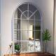 店假窗镜子WALL 欧式 铁艺弧形挂镜小户型客厅墙壁服装 MIRROR
