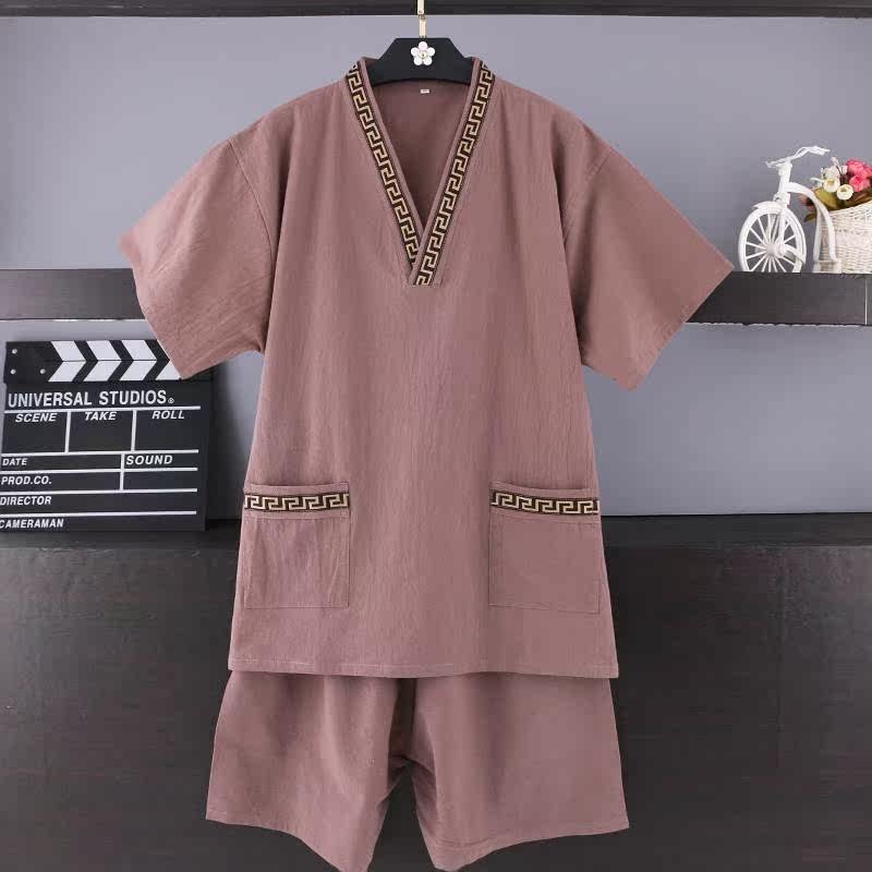 A6L2023新款汗蒸服男款纯棉桑拿足疗按摩洗浴足疗店女士