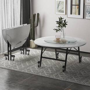 大圆桌家用折叠10人酒店圆形6桌子面板饭店简约12加厚饭桌可移艺