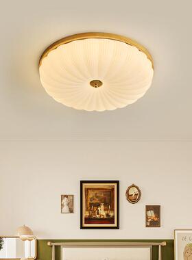 实吸顶灯卧室灯古复古美式新中个式创意性木中法式护眼书房XYK灯