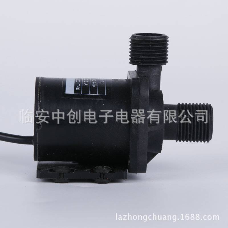 12v三相循环高温潜水泵增压太阳能热水磁力泵直流微型景观喷泉泵