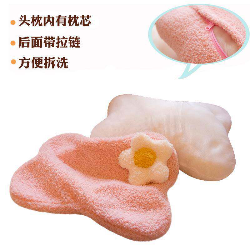 汽车头枕护腰靠枕车用护颈枕可爱网红花朵车枕座椅腰靠背垫女媛洛
