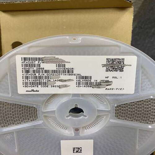 GCM32ER71H475KA55L 1210 475K50V4.7uF ±10% X7R汽车规贴片电容