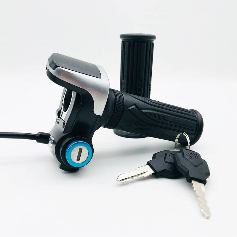 高速有刷齿轮电机控制器液晶转把套件24v250w改装自行车农用机械