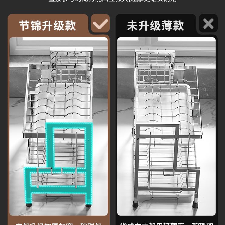 碗盘架放碗沥水架厨房碗碟收纳架置物架台面碗筷架碟子多功能盘子